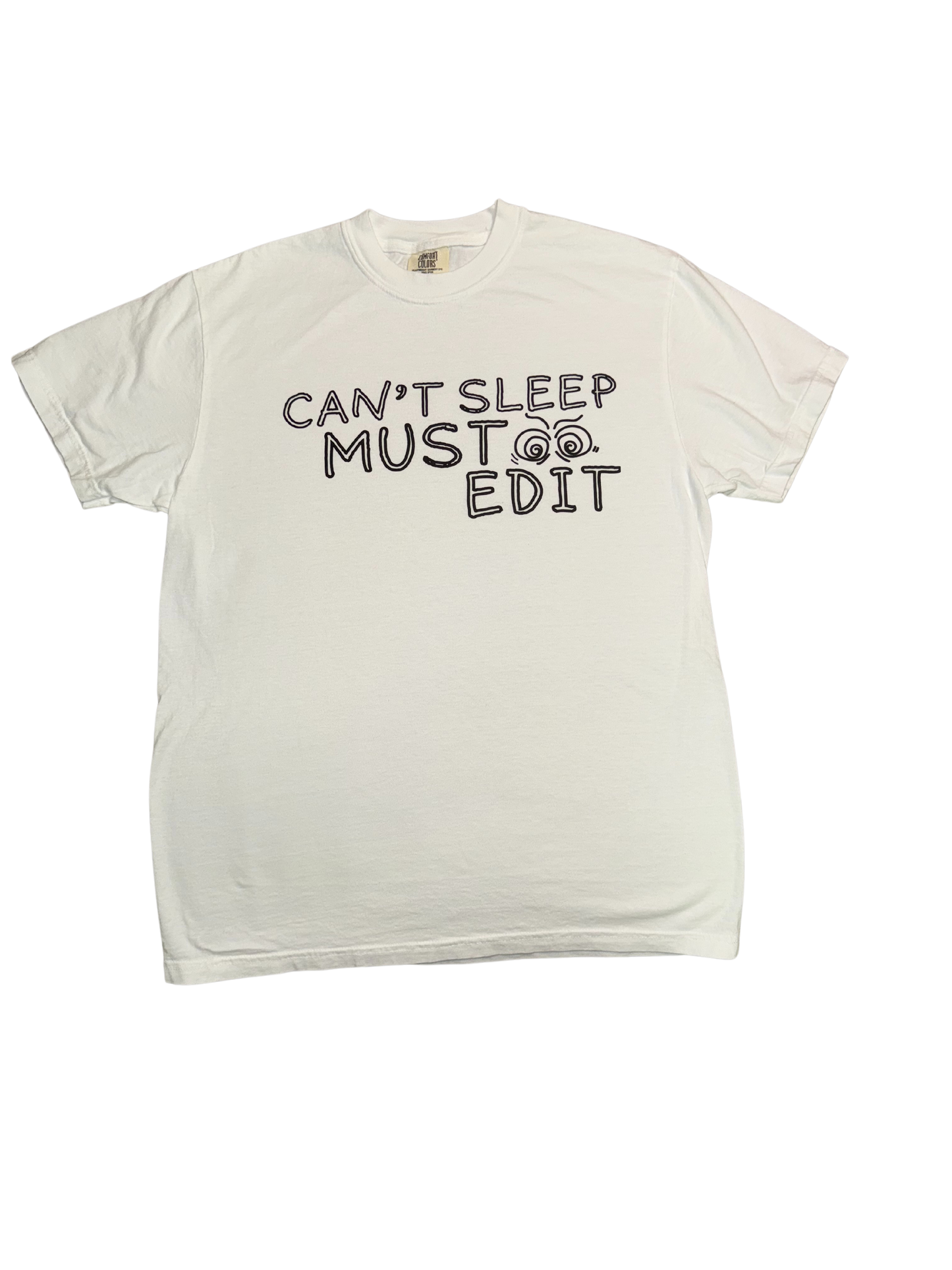 Funny Photographer Meme, Can't Sleep Must Edit! Short Sleeve T-Shirt